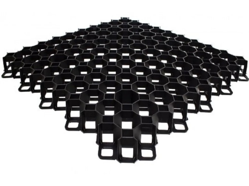 Zatrávňovacia tvárnica Geokrata Multigravel čierna, 60 x 60 cm